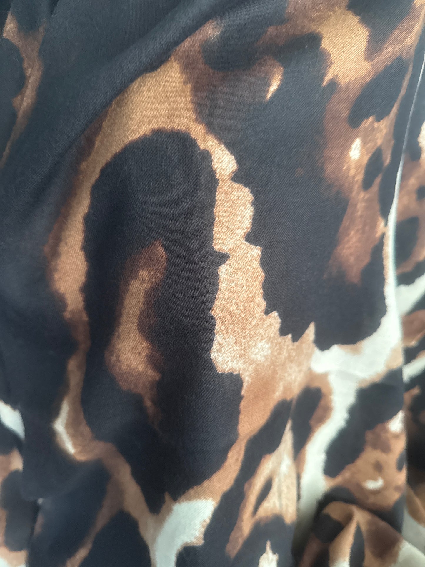 Leopard print scarf