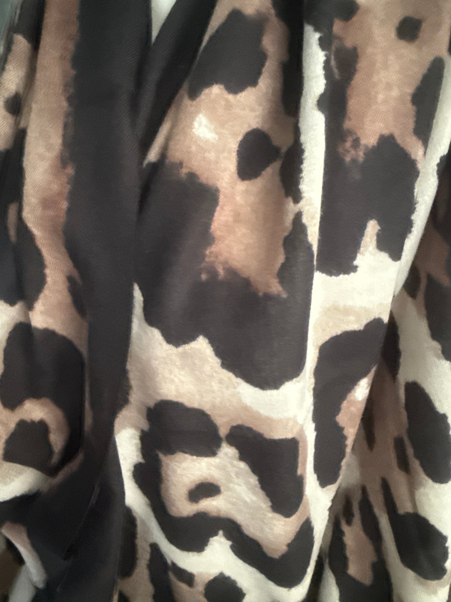 Leopard print scarf