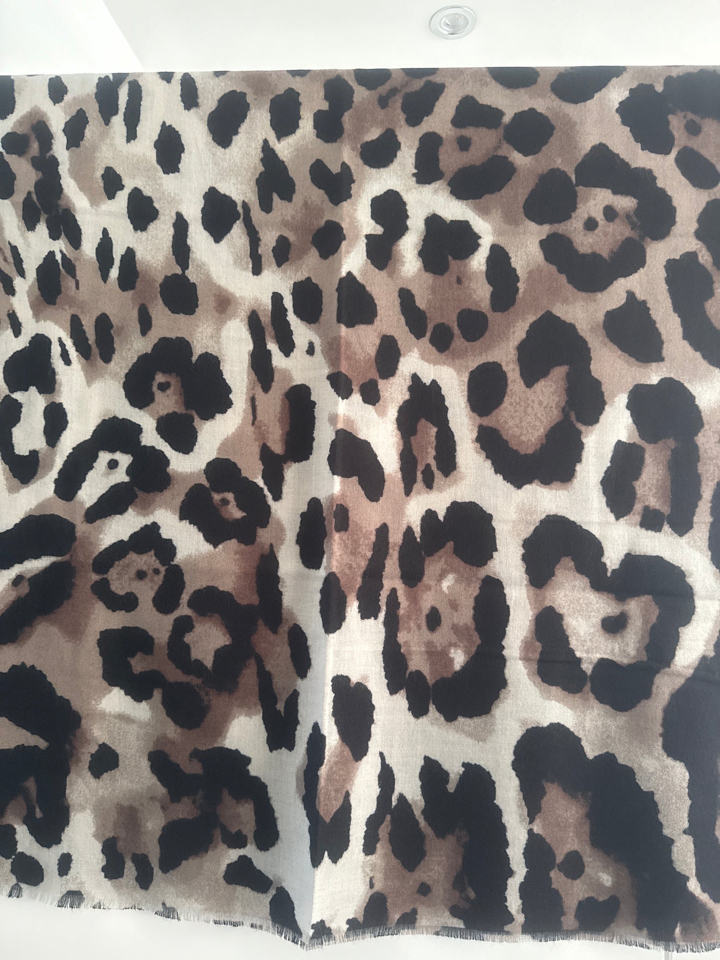 Leopard print scarf