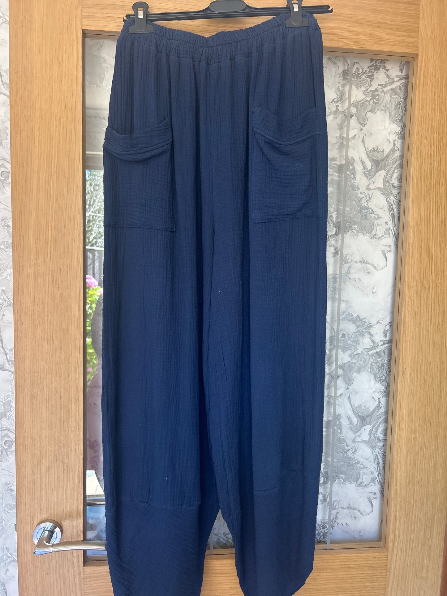 Louise Cotton Barrel Trouser