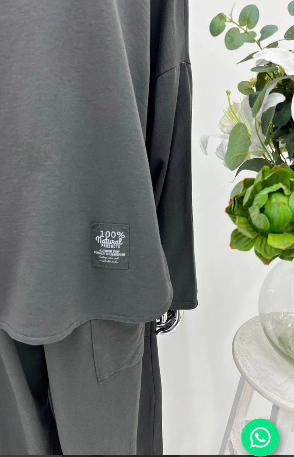 Round Neck Leisure Suit