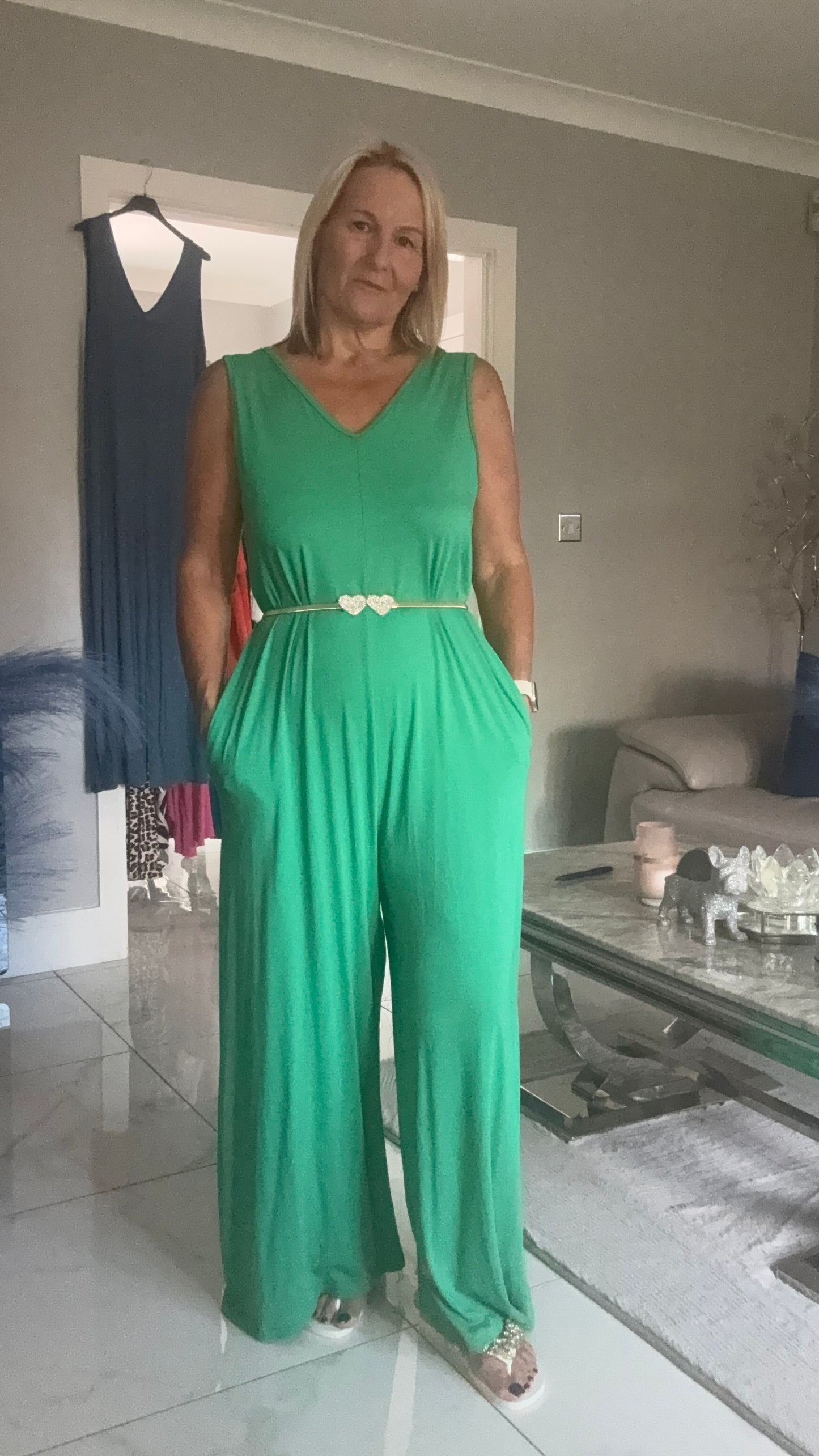 V Neck jumpsuit