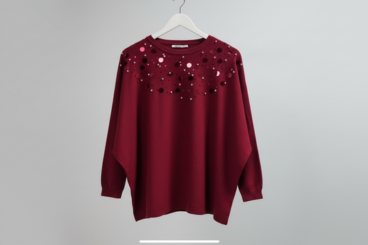 Embellished diamonte suit