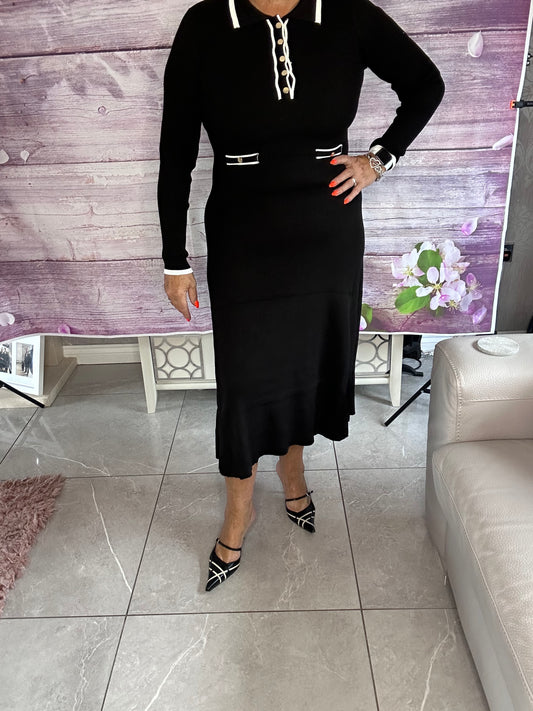 Button Pocket dress
