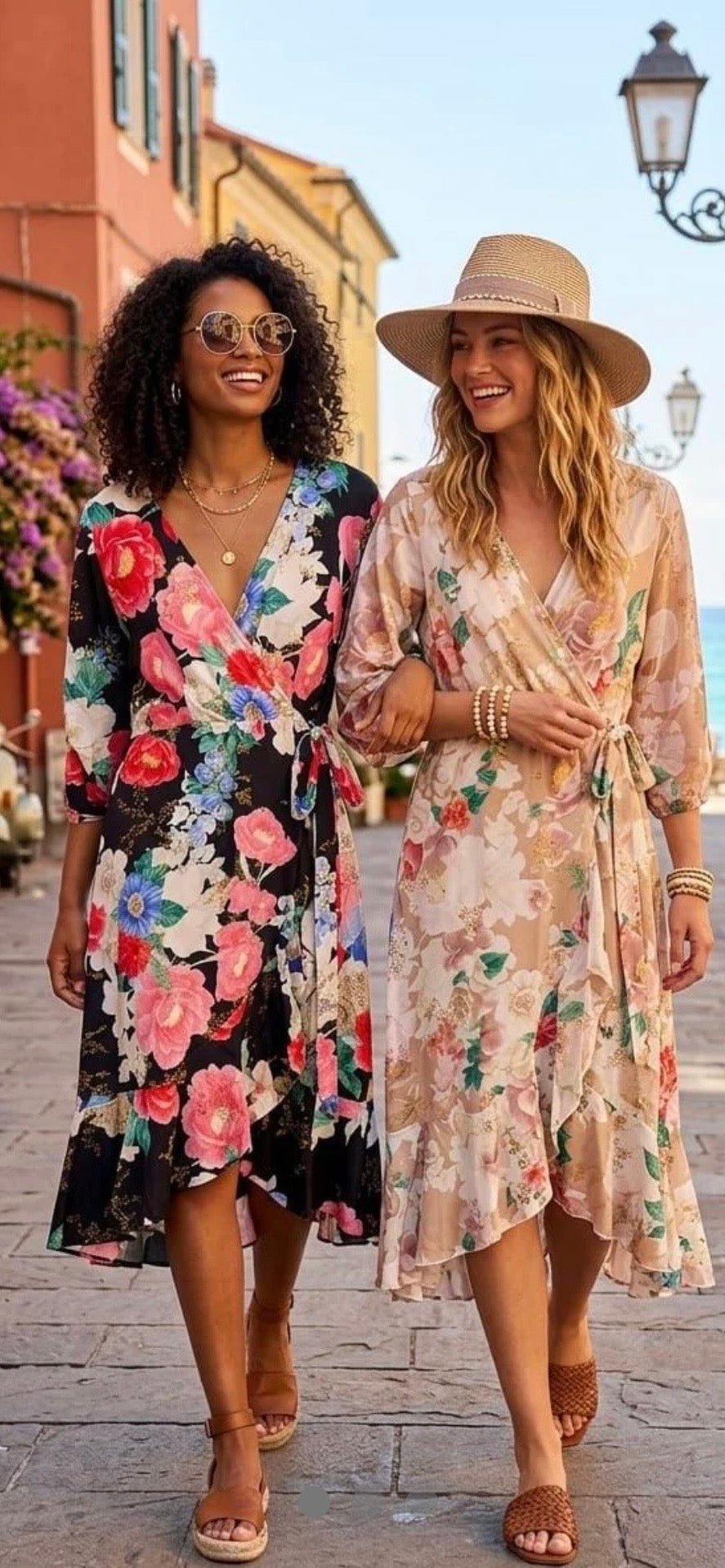 The Rose Wrap over dress