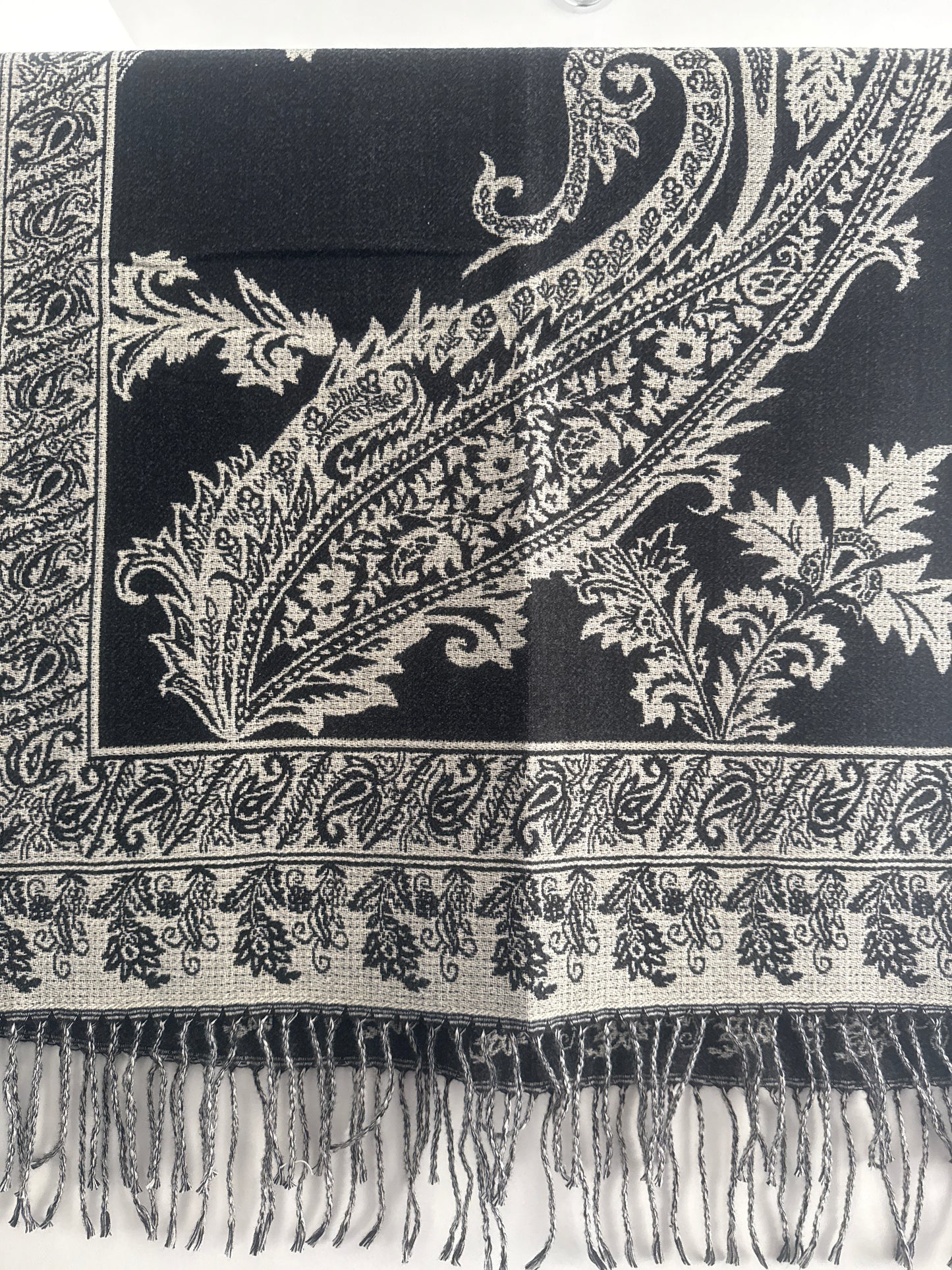 Paisley print scarf