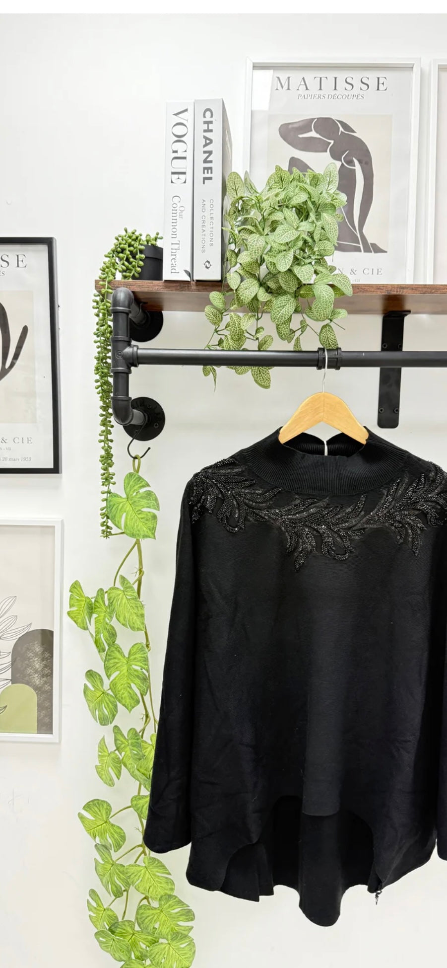 Embellished Turtle Neck Jumper