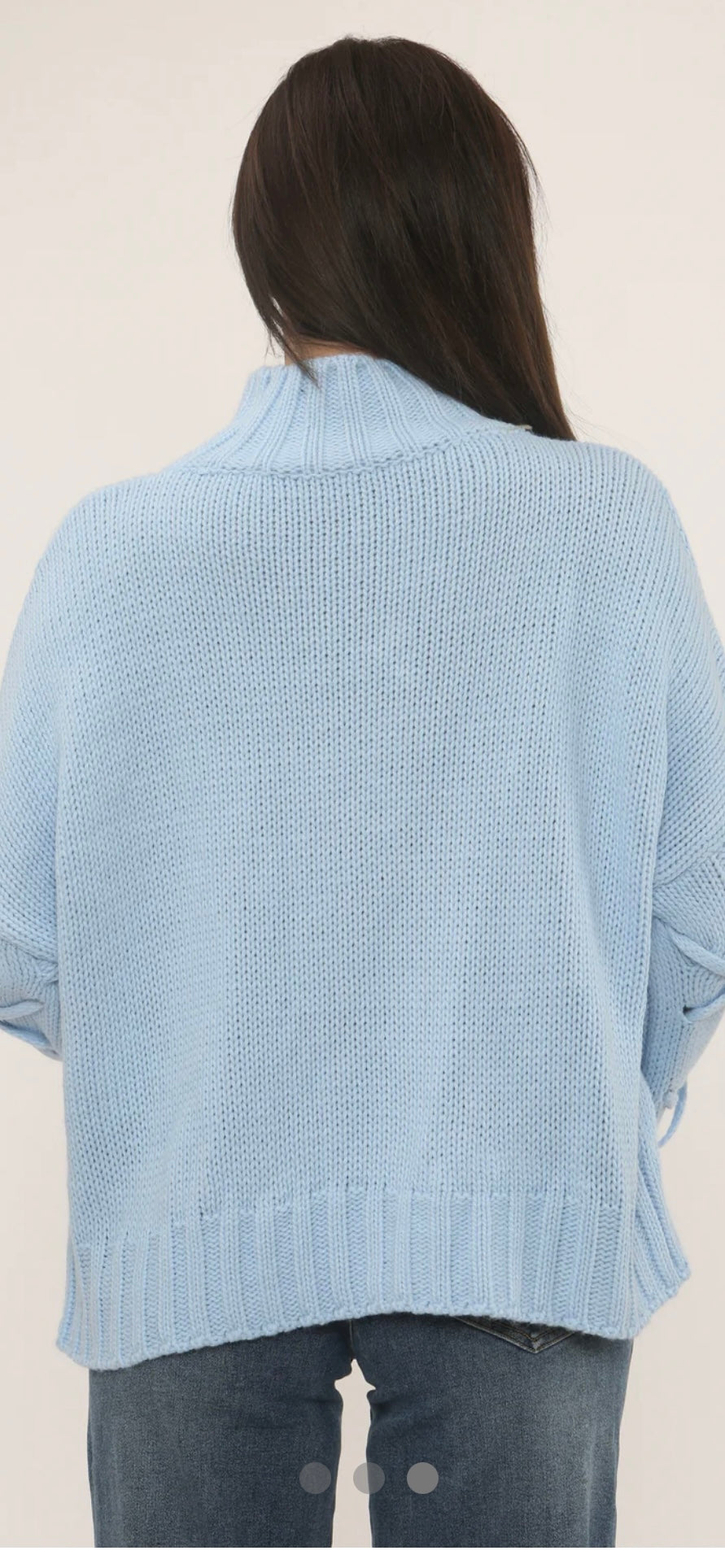 Luxury Chunky Cable Knit Jumper - Braided Sleeve Lace-Up Detail