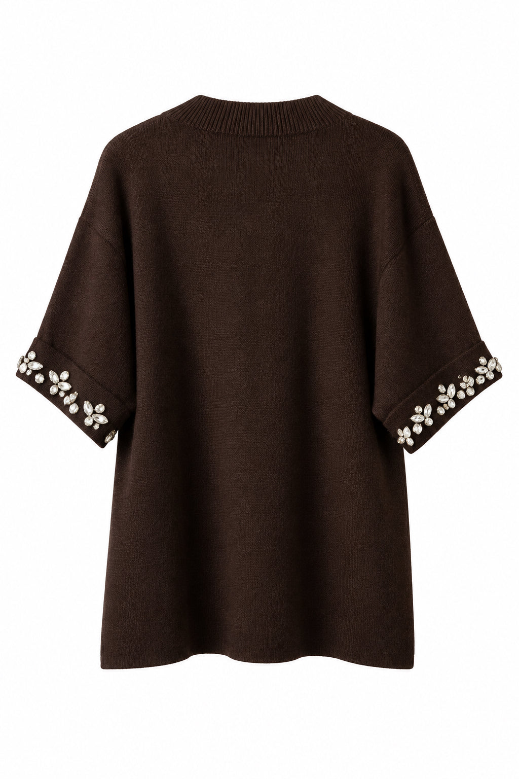 The Valentina Pearl & Diamante Cuff Batwing Knit