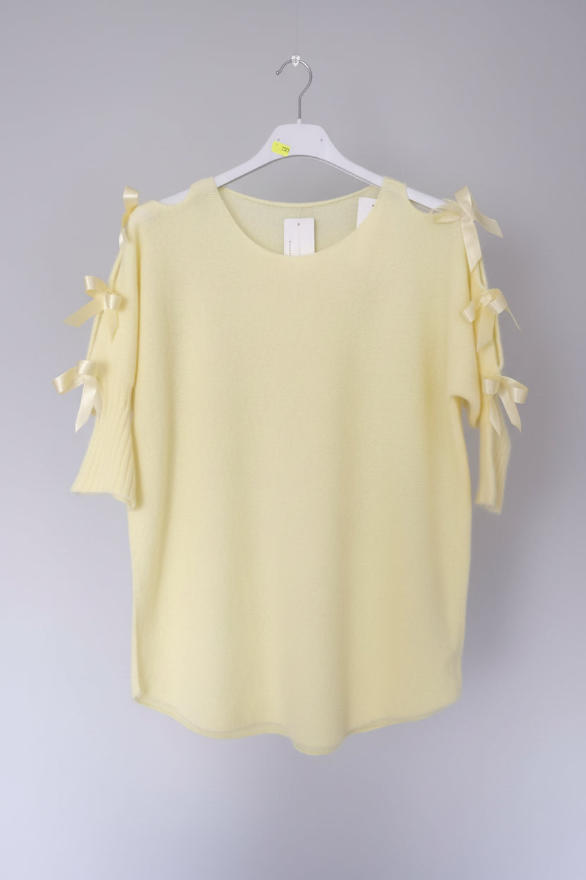 Bow Detail 3/4 Sleeve Jumper