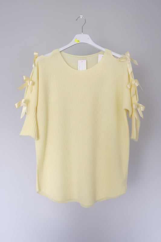 Bow Detail 3/4 Sleeve Jumper