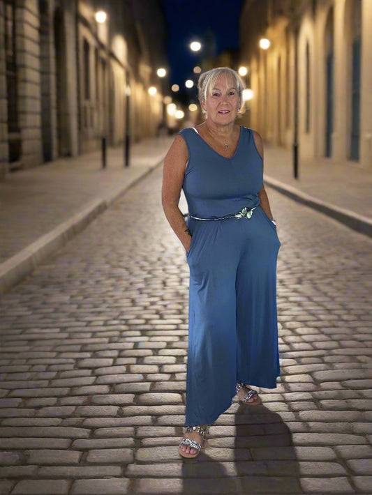 V Neck jumpsuit