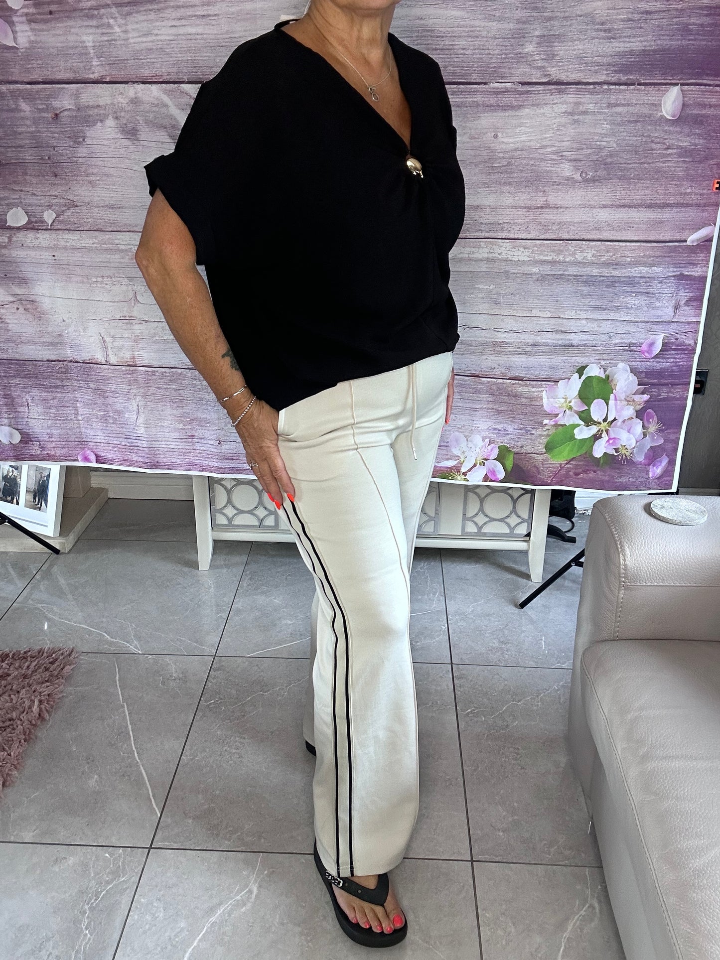 Scuba stretch joggers