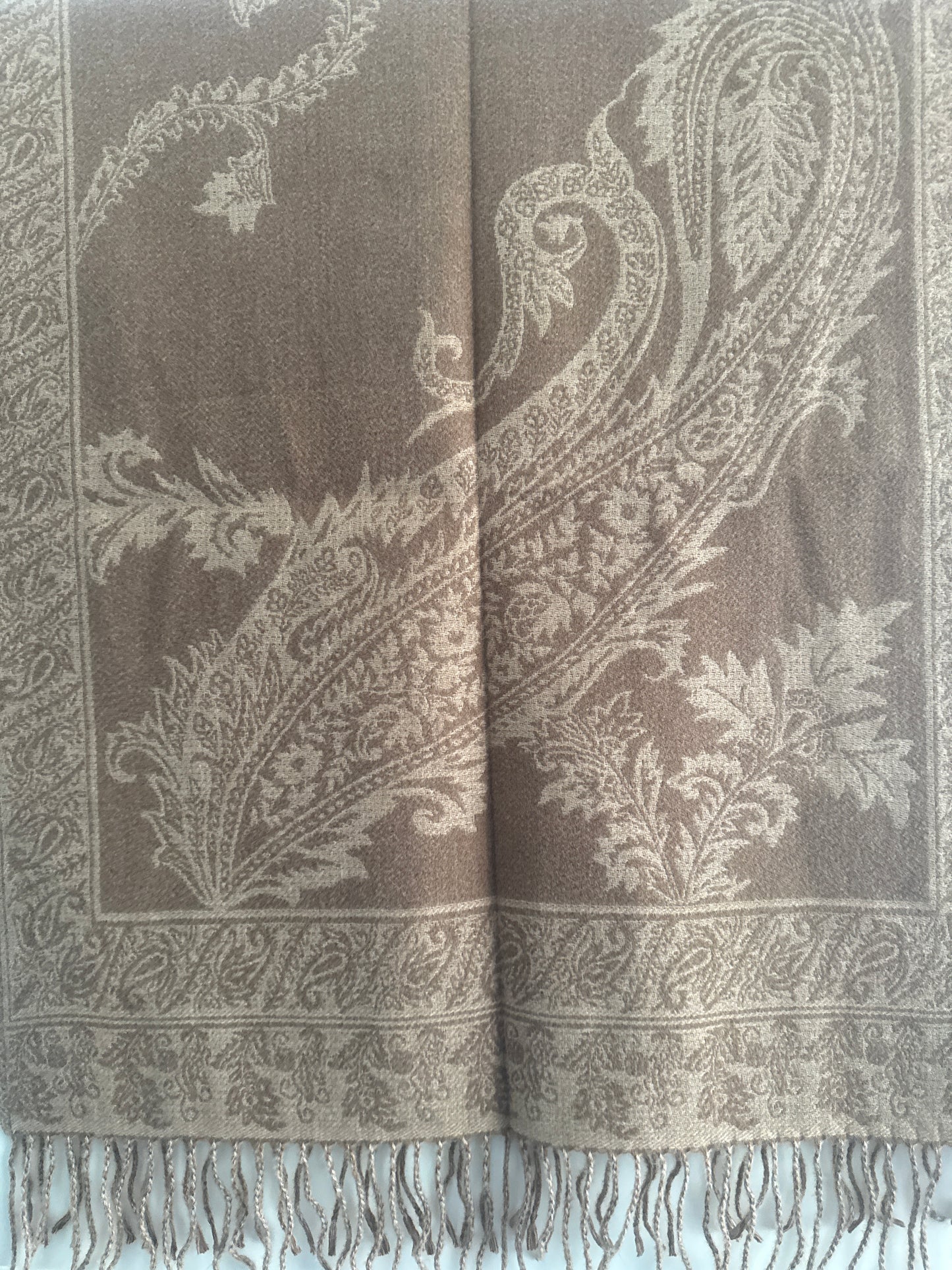 Paisley print scarf