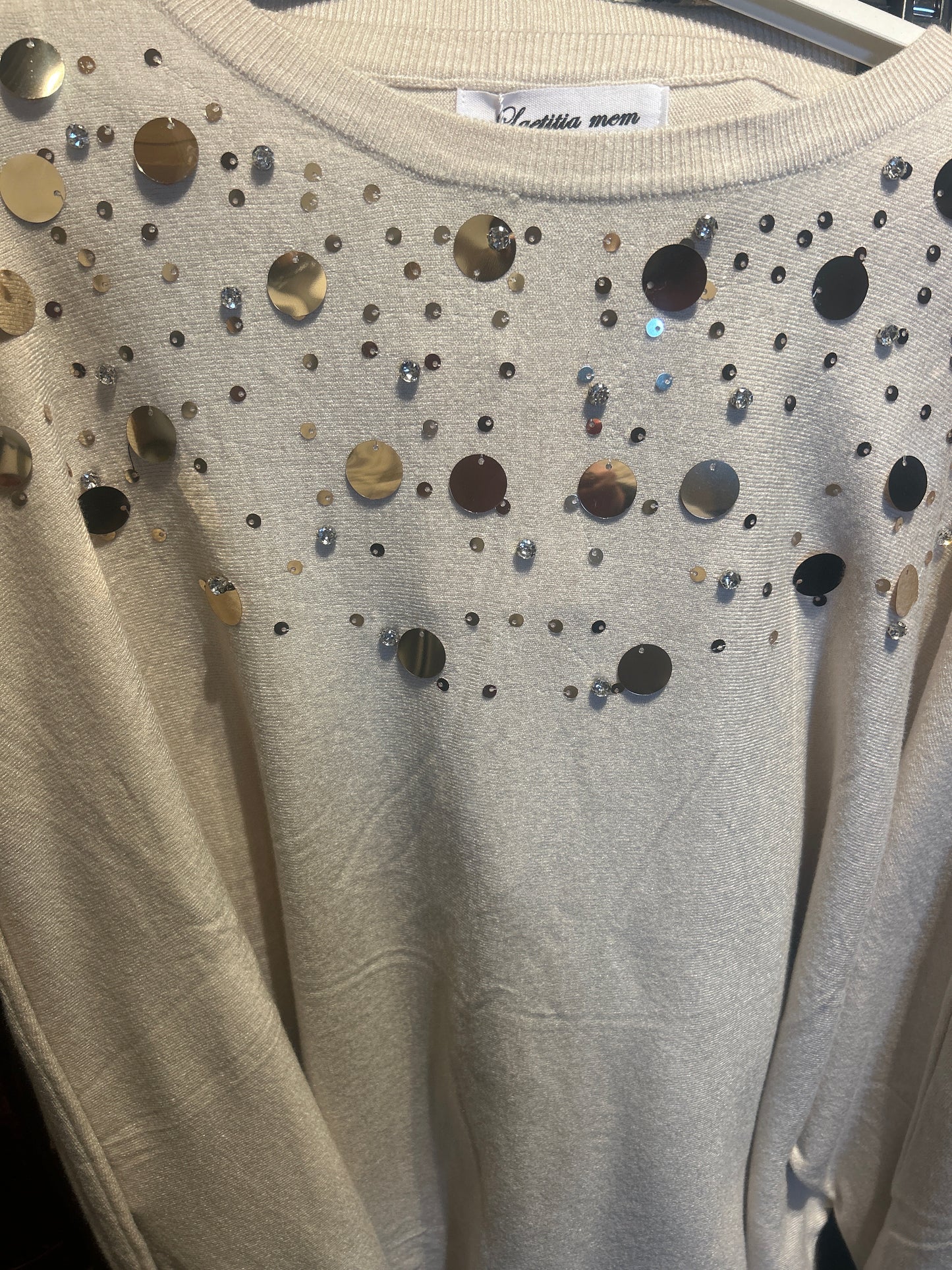 Embellished diamonte suit