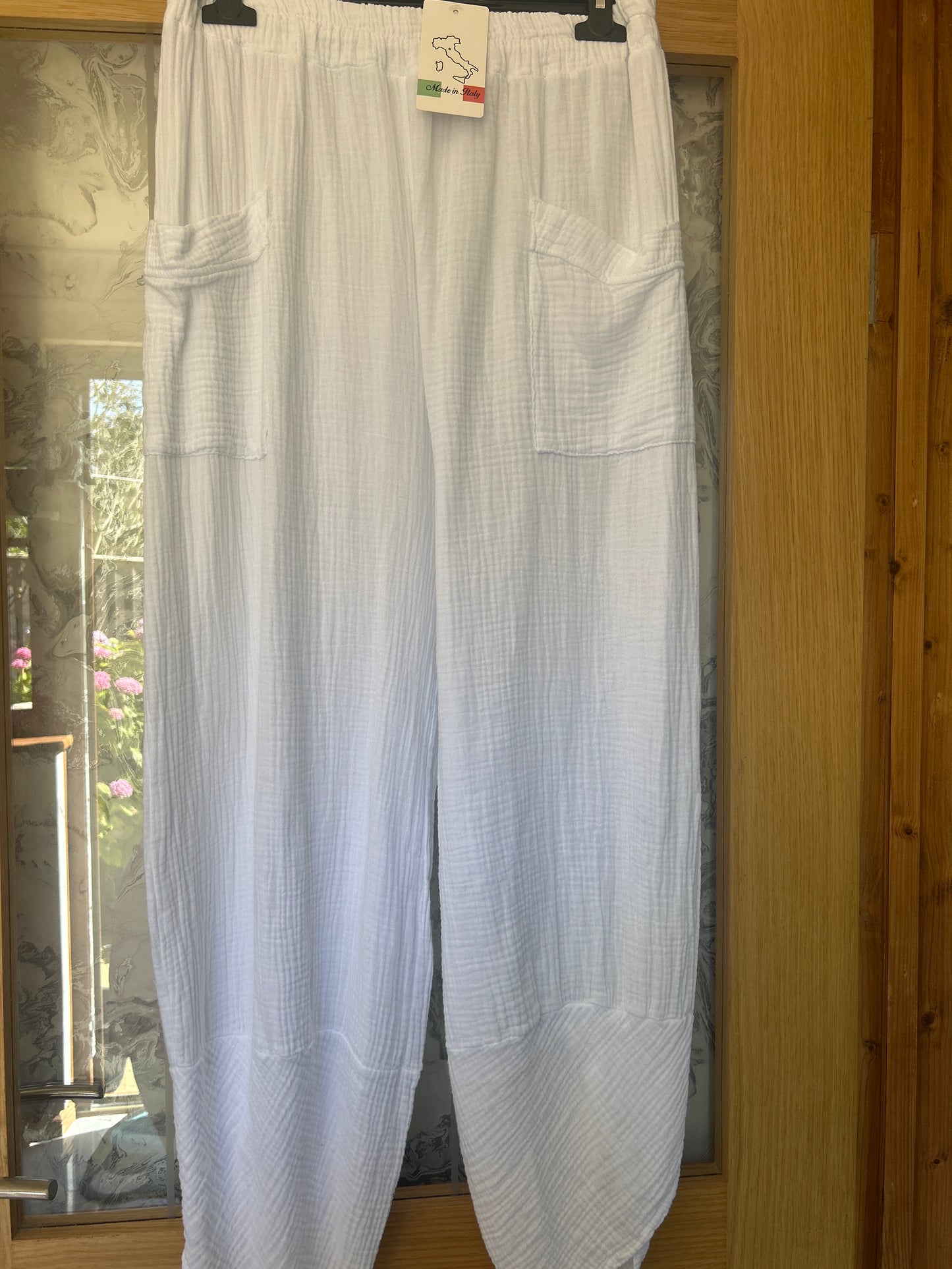 Louise Cotton Barrel Trouser