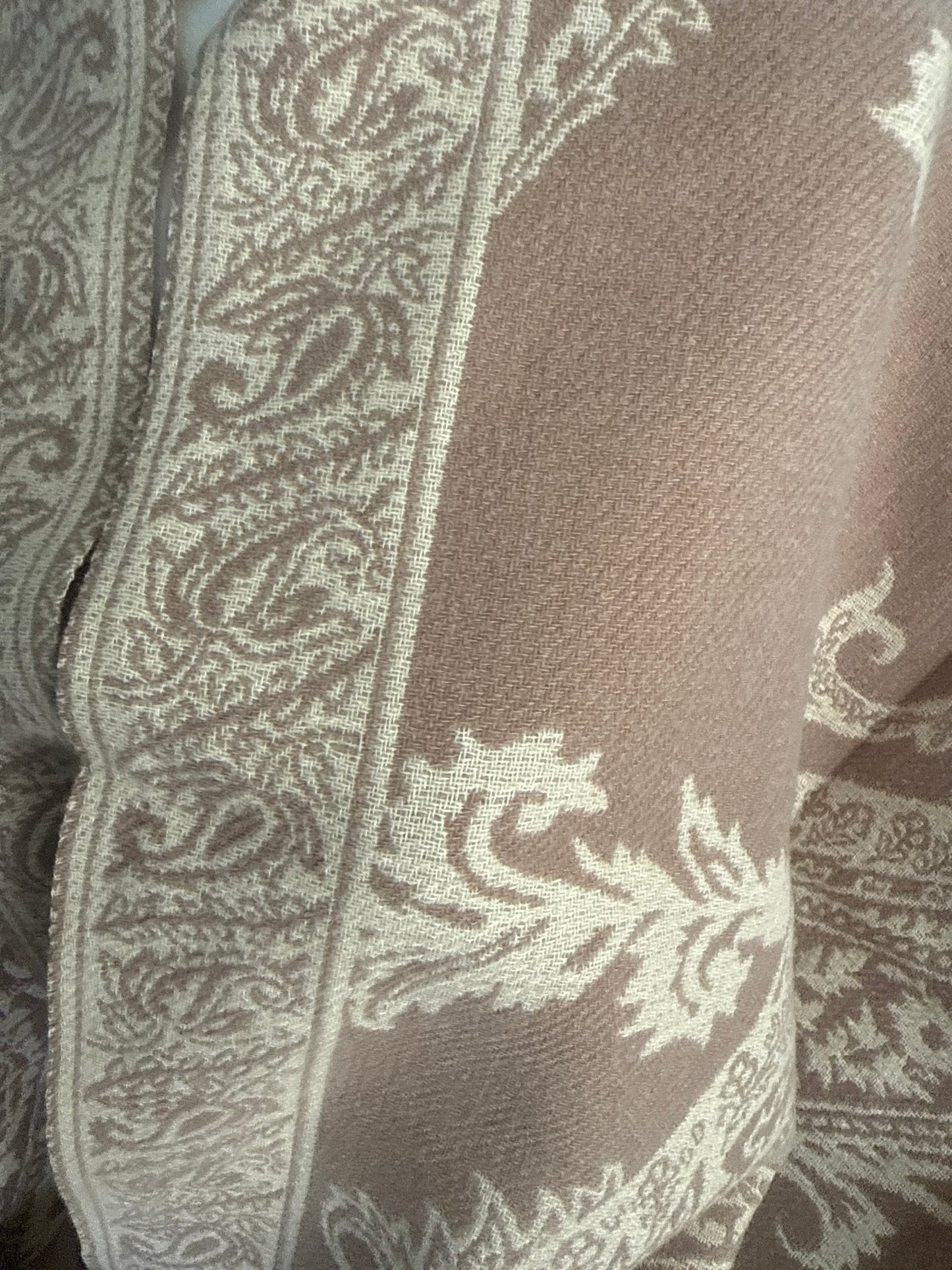 Paisley print scarf