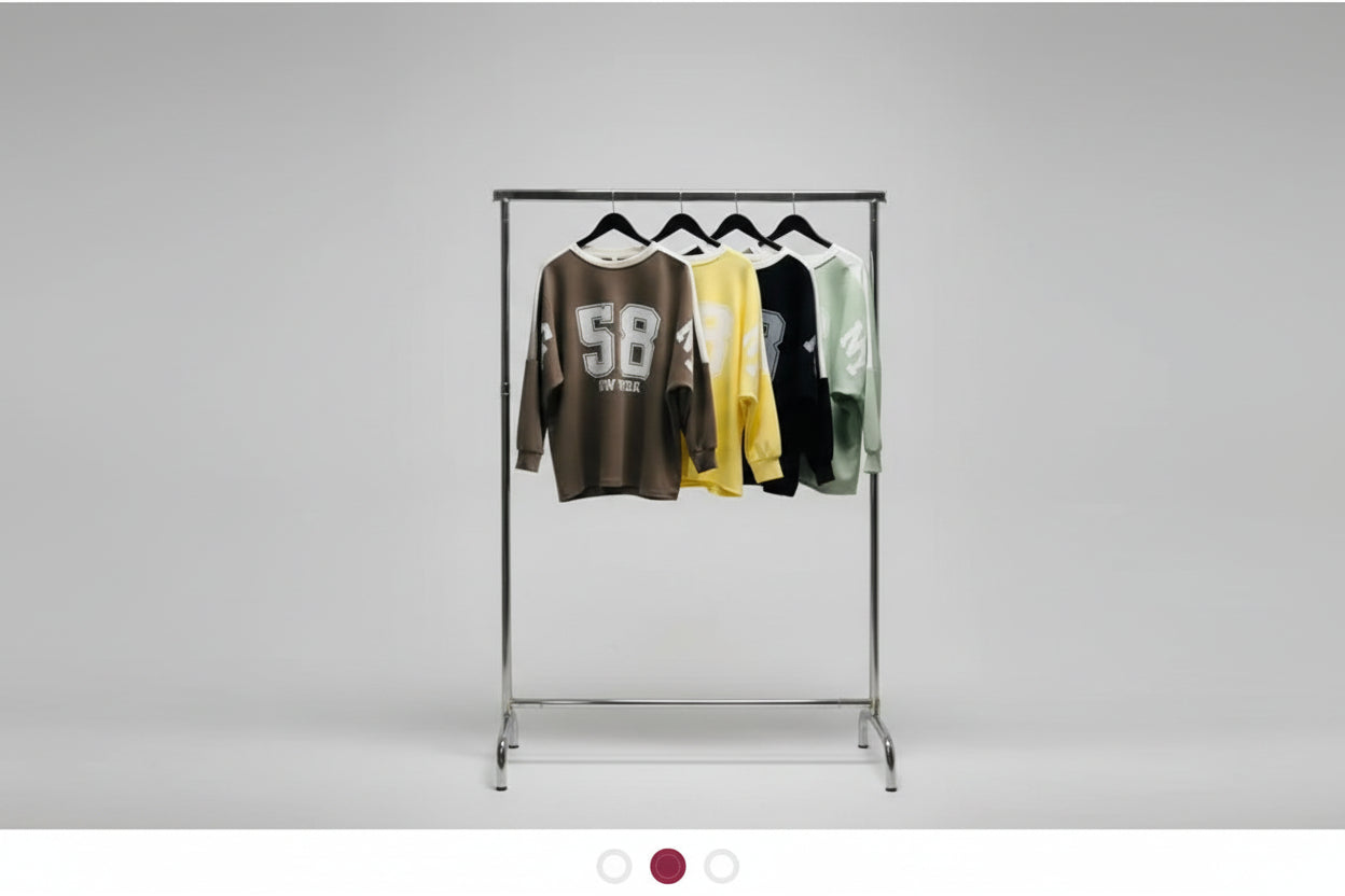 New York Number Sweater Top