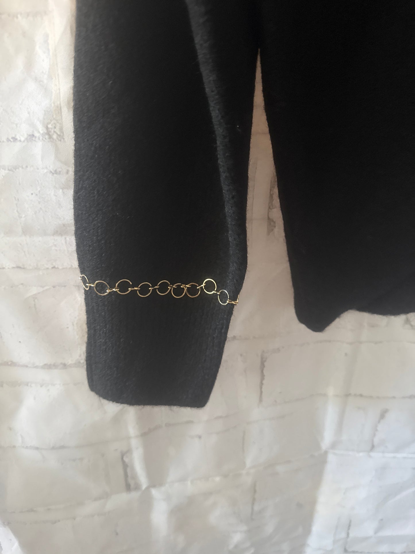 Gold bracelet sleeve Lana top