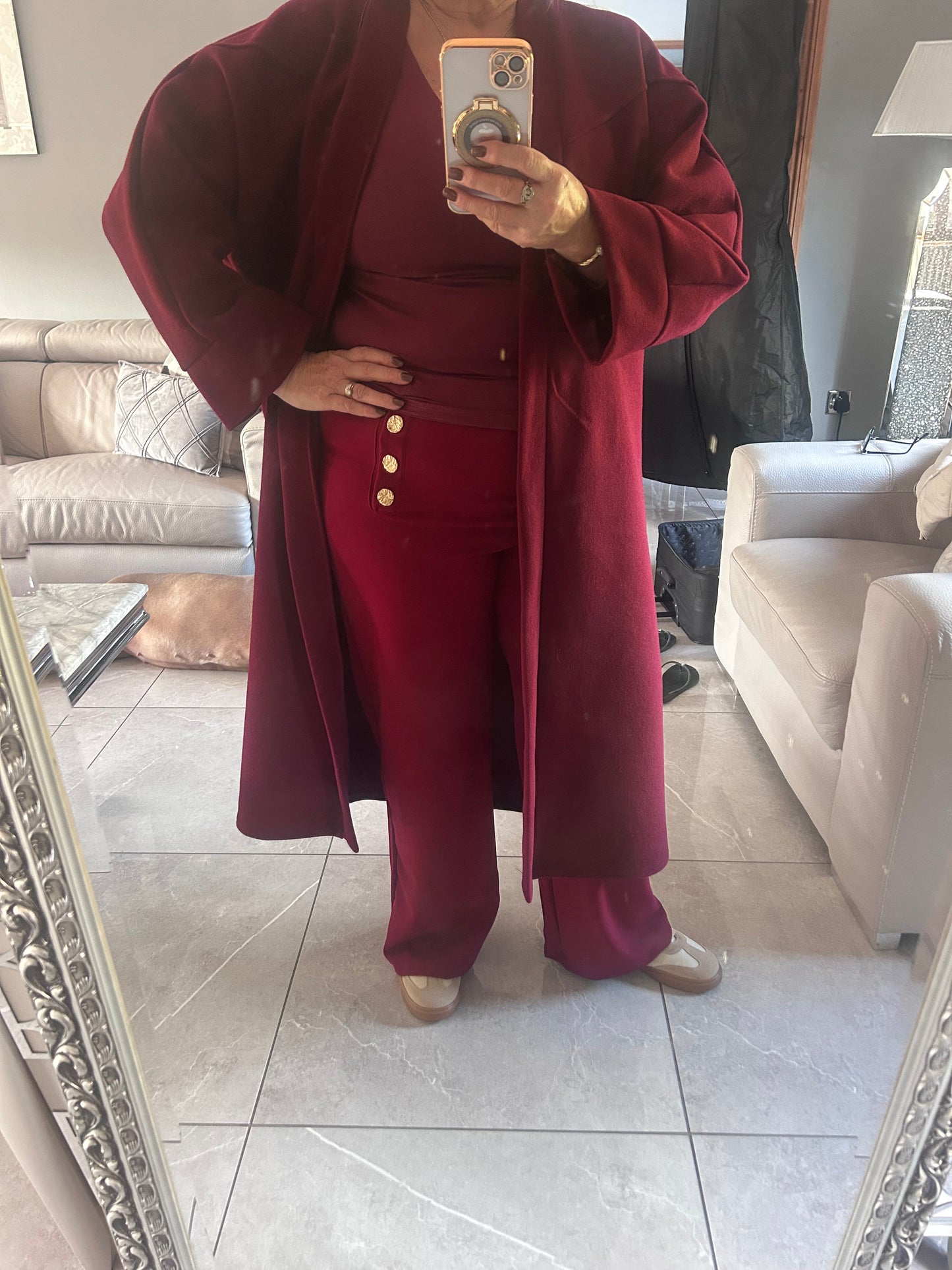 Two Pocket Batwing Coat