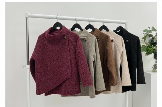 Asymmetrical Wrap Over jacket