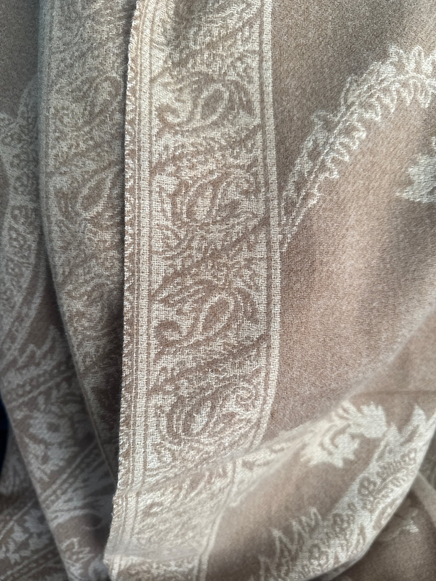 Paisley print scarf
