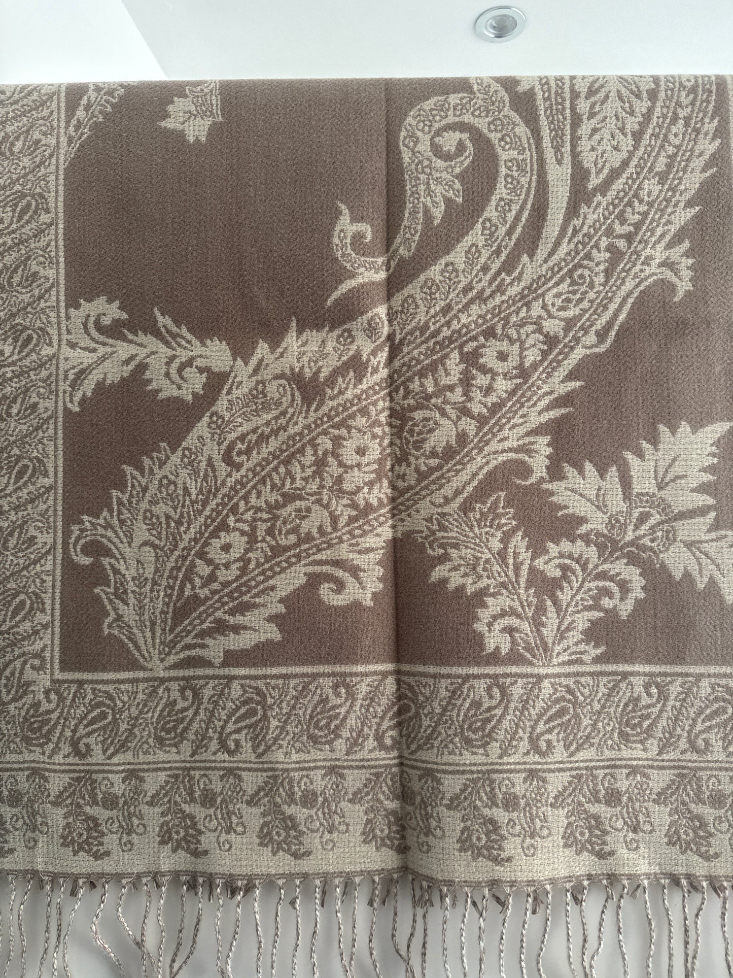 Paisley print scarf