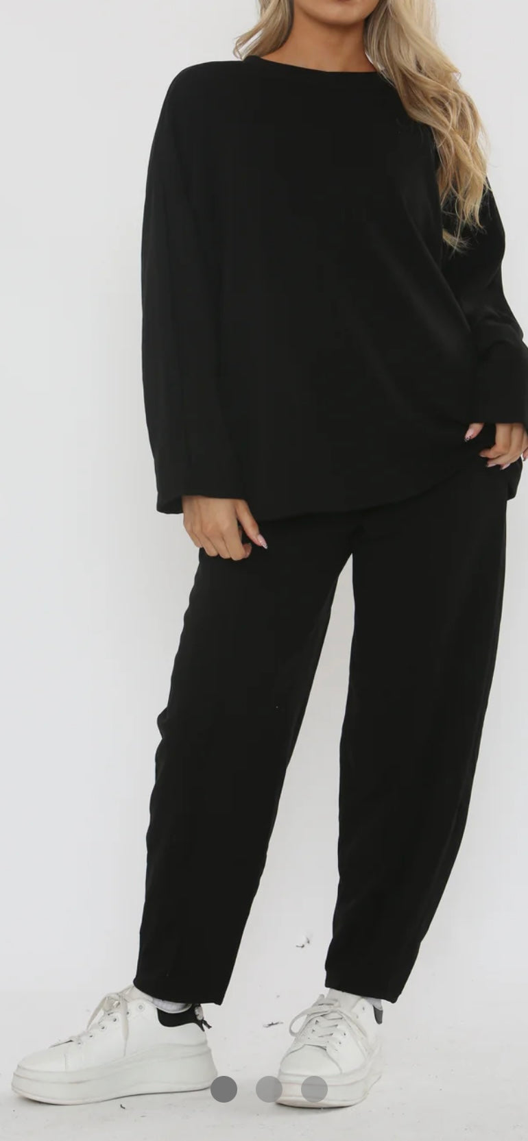 Fleece Lined Coordinated Suit - Carrot Bottom Two-Piece Set