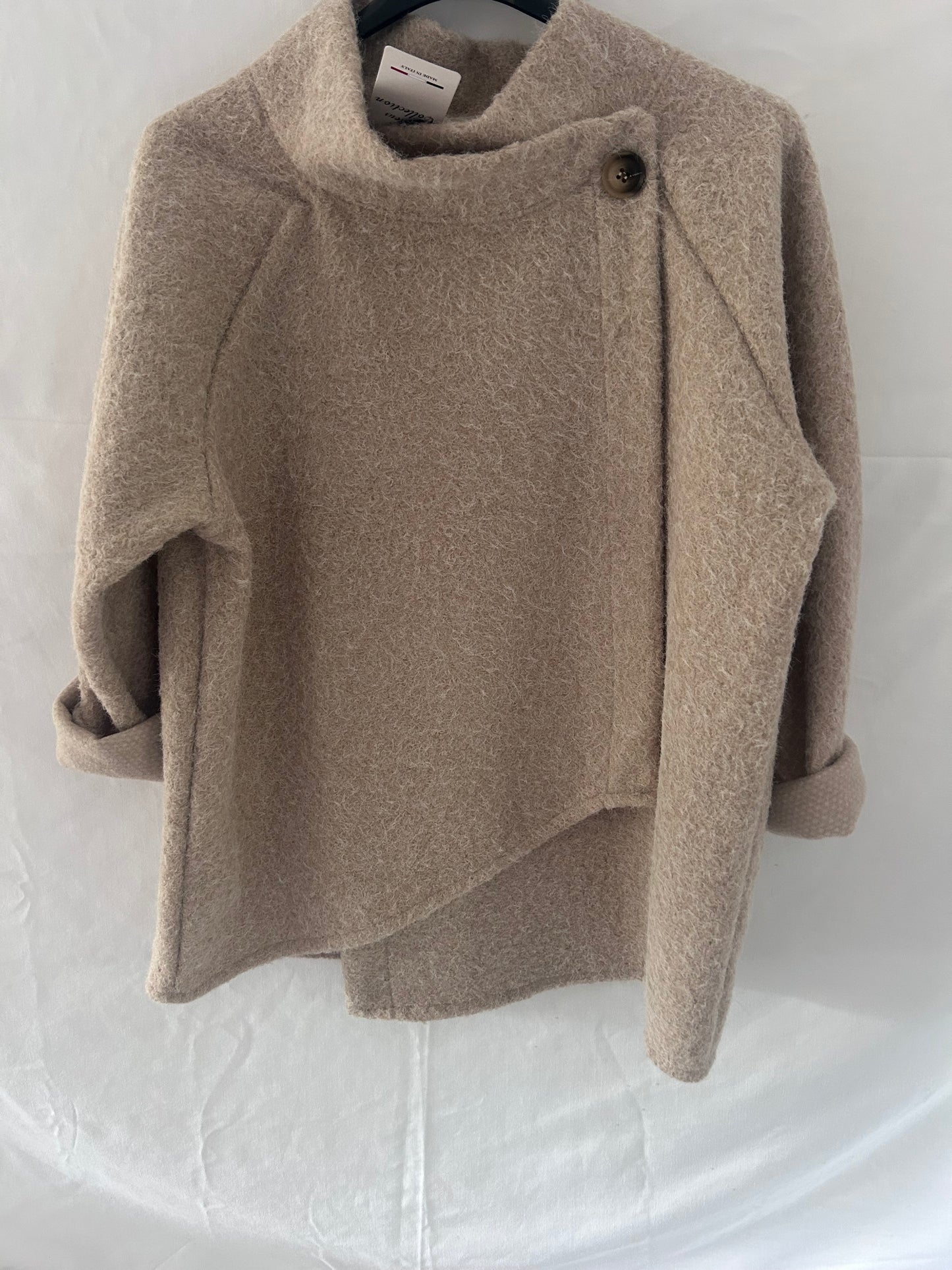 Asymmetrical Wrap Over jacket