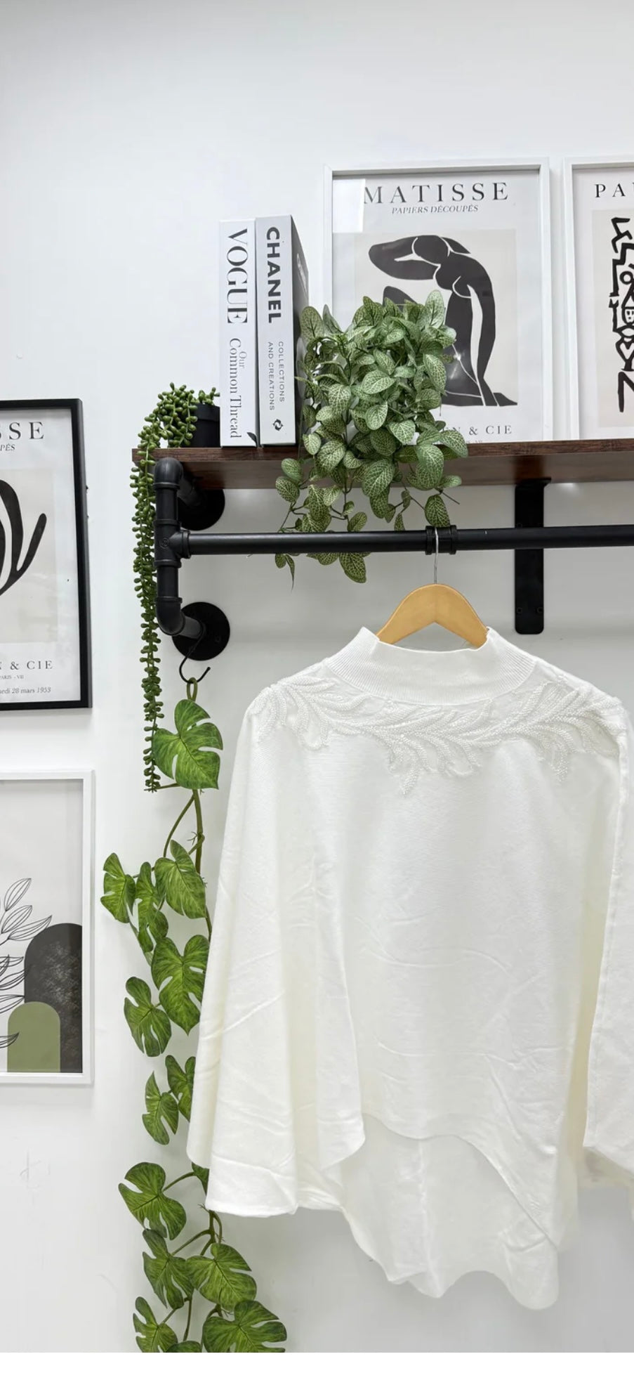 Embellished Turtle Neck Jumper