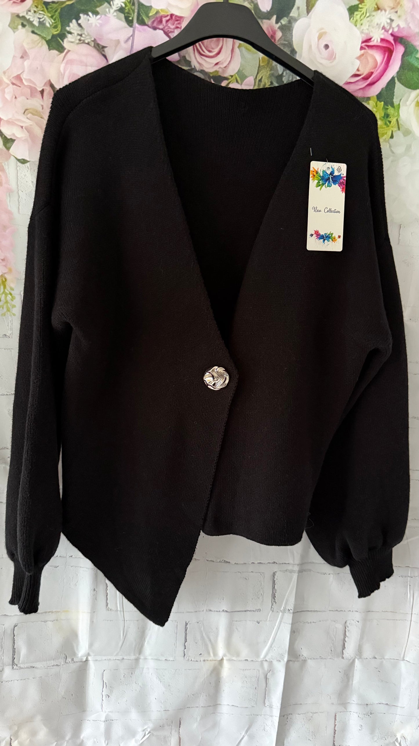 Gold Button Knitted Cardigan