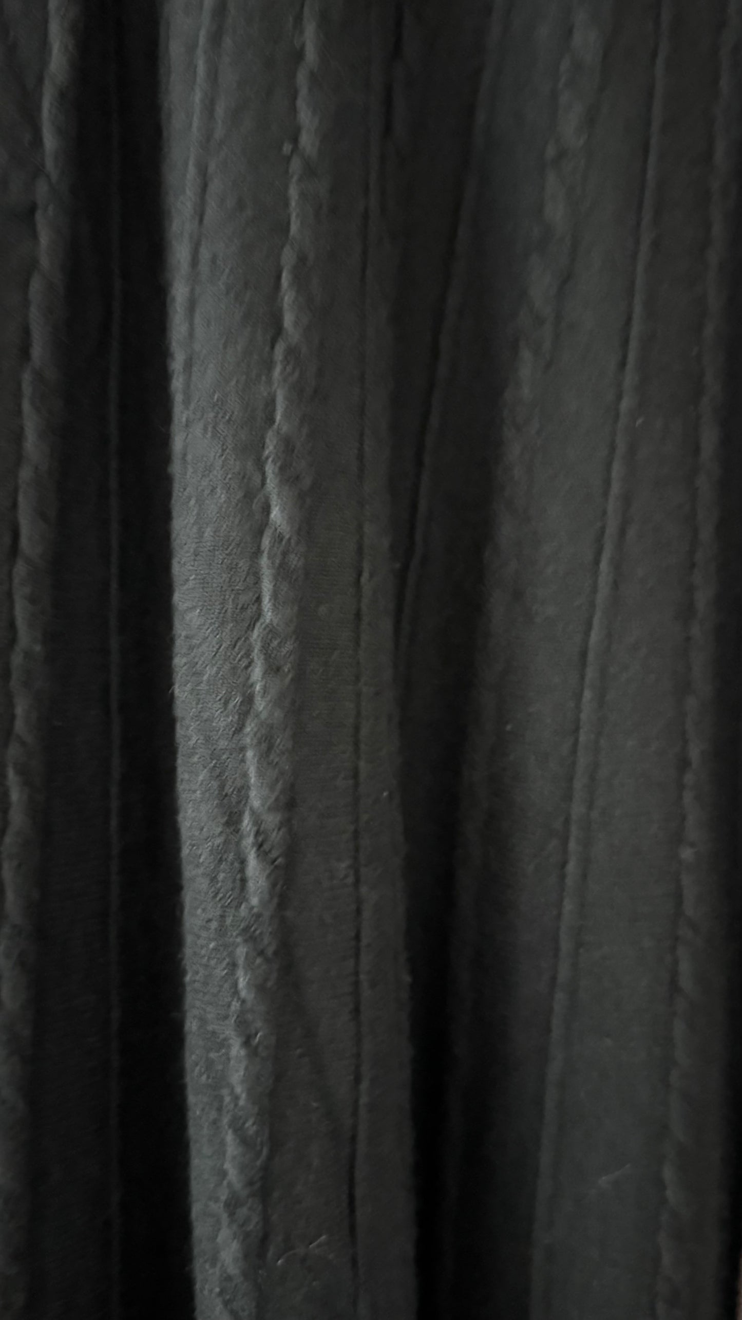 Cable Knit Elastic Waist Skirt