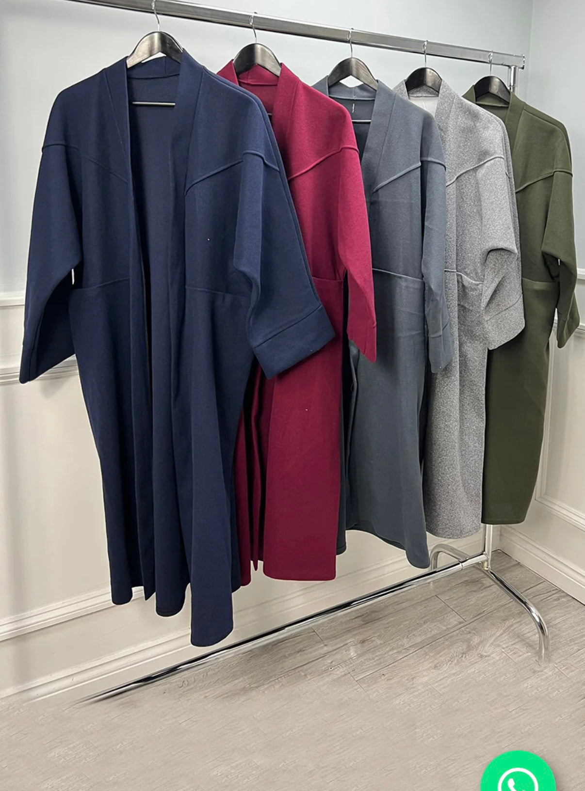 Two Pocket Batwing Coat