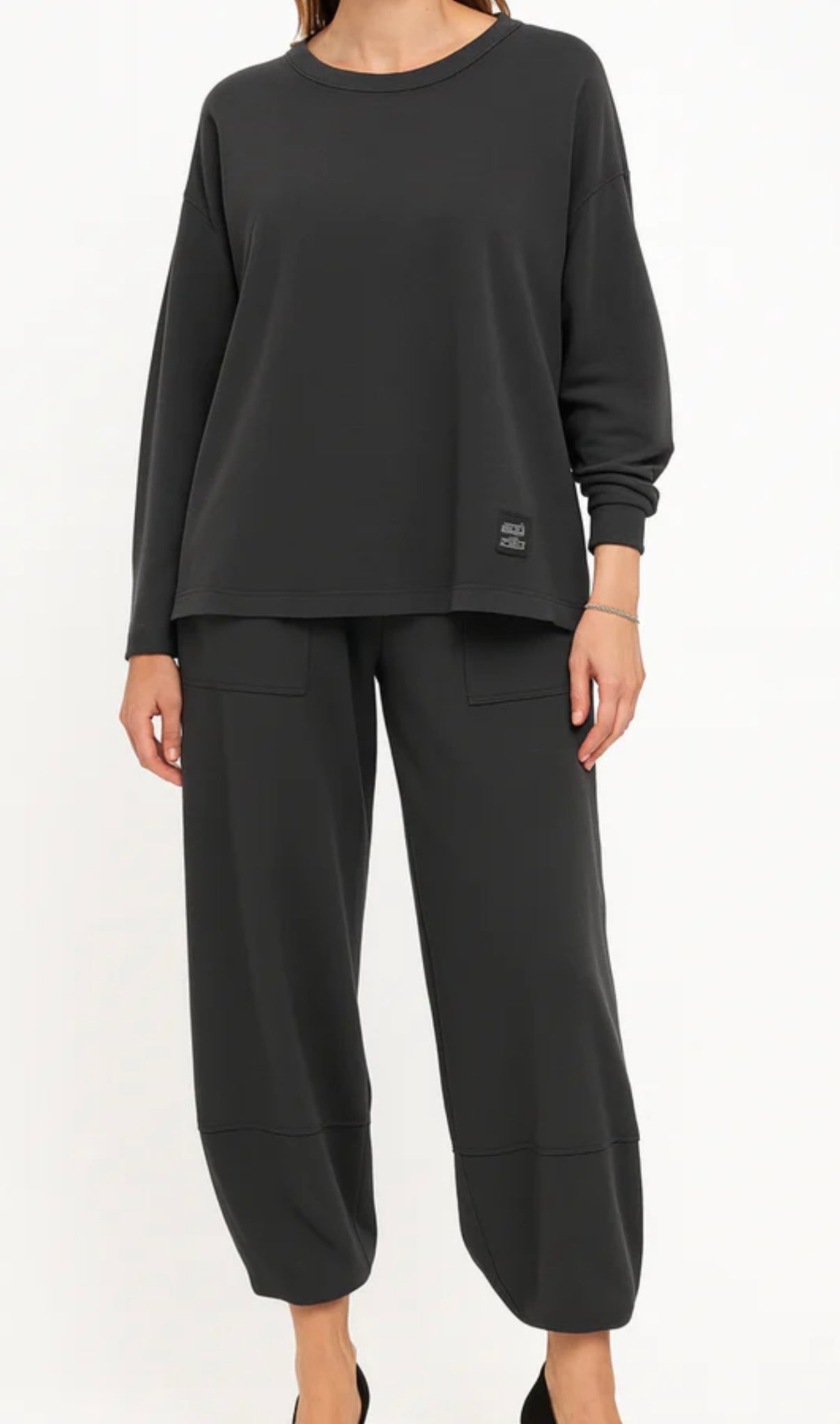 Round Neck Leisure Suit